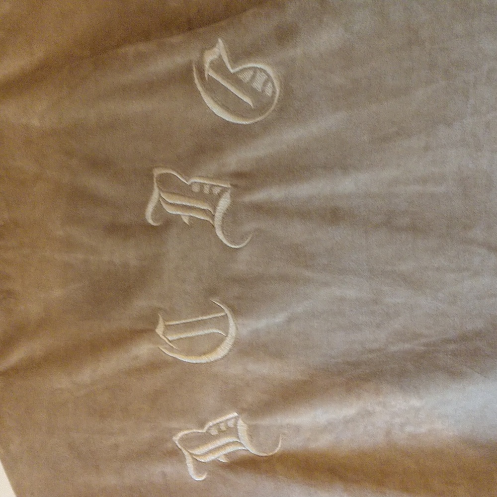 Y2K BCBG Maxazria velour 2 piece matching track outfit - Picture 5 of 11